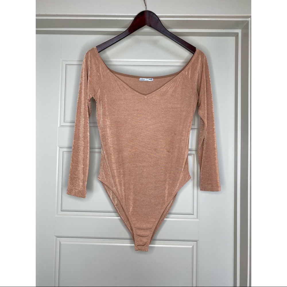 Shimmery Pink Bodysuit